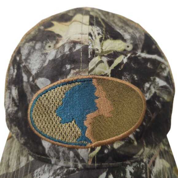 Mossy Oak Mesh Strapback Cap Hat Embroidered Logo Patch Baseball Trucker Hunter - Picture 7 of 14